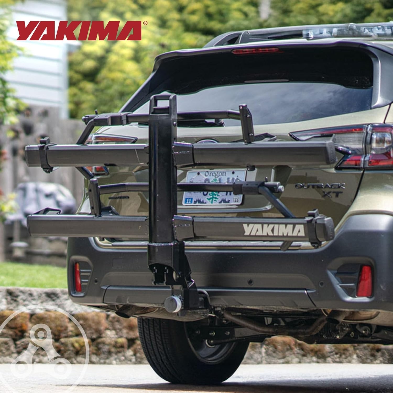 image:imageYakima 2Bike Platform Hitch Rack Tilting Bike Carrier StageTwo 2  HeavyDuty Bicycle Storage Equipment and Accessories for Vehicles