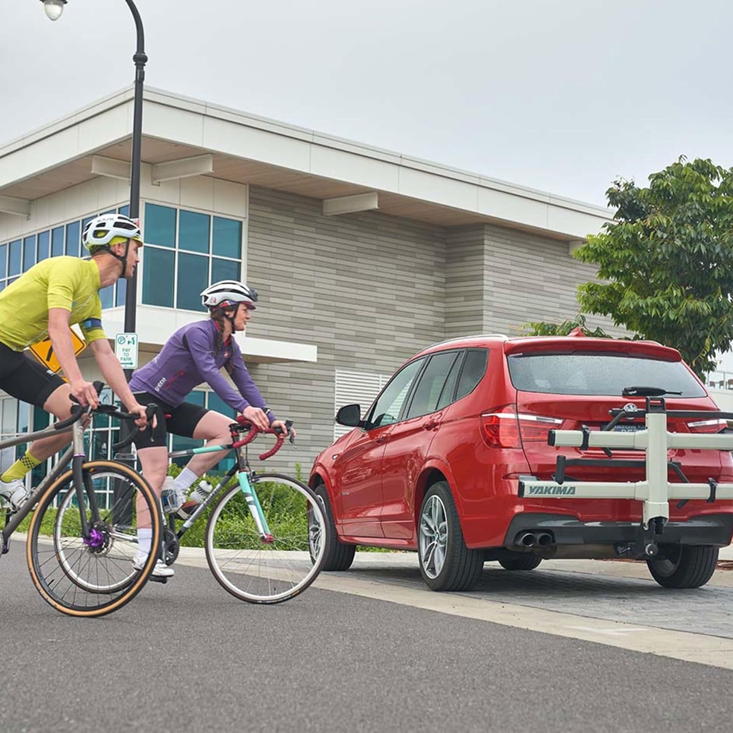 image:imageYakima 2Bike Platform Hitch Rack Tilting Bike Carrier StageTwo 2  HeavyDuty Bicycle Storage Equipment and Accessories for Vehicles