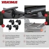 image:imageYAKIMA BedRock HD Low Profile Heavy Duty Truck Bed Rack Towers Set of 4 300 Pound OnRoad Capacity 180 OffRoad Capacity Black