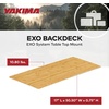 image:imageYAKIMA EXO BackDeck Table Top Mount Accessory for EXO SwingBase or EXO TopShelf Hitch Cargo Carrier Base Rack System Tabletop Only
