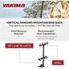 image:imageYakima 4Bike Vertical Hanging Hitch Mount Carrier TiltAway Steel Bike Rack Hangover 4