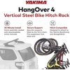 image:imageYakima 4Bike Vertical Hanging Hitch Mount Carrier TiltAway Steel Bike Rack Hangover 4