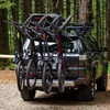 image:imageYakima 4Bike Vertical Hanging Hitch Mount Carrier TiltAway Steel Bike Rack Hangover 4