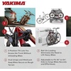 image:imageYakima Bike Rack with Ramp 2 Bicycle Hitch Mount Carrier for Ebike Mountain Road Hybrid BMX amp Kid Bikes Fits 125 Inch Receiver OnRamp LX