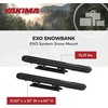 image:imageYakima EXO SnowBank 5 Ski or 4 Snowboard Universal Car Mount Travel Roof Rack with Double Joint Hinge SKS Lock and 1 Button Access Black