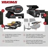 image:imageYakima EXO SnowBank 5 Ski or 4 Snowboard Universal Car Mount Travel Roof Rack with Double Joint Hinge SKS Lock and 1 Button Access Black