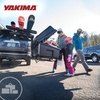 image:imageYakima EXO SnowBank 5 Ski or 4 Snowboard Universal Car Mount Travel Roof Rack with Double Joint Hinge SKS Lock and 1 Button Access Black