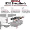 image:imageYakima EXO SnowBank 5 Ski or 4 Snowboard Universal Car Mount Travel Roof Rack with Double Joint Hinge SKS Lock and 1 Button Access Black