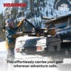 image:imageYakima EXO SnowBank 5 Ski or 4 Snowboard Universal Car Mount Travel Roof Rack with Double Joint Hinge SKS Lock and 1 Button Access Black