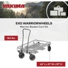 image:imageYakima EXO WarriorWheels Sturdy Heavy Duty Cargo Basket Cart Kit Connects to the EXO GearWarrior Roll up to 110 Pounds with Easy to Grab Handle Black
