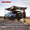 image:imageYakima Freestanding Roof Mounted Awning 270 Degree 80 Sq Ft Travel Sun Protection Canopy wSupport Legs for Left Side of Vehicle OverNOut 270 LG