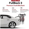 image:imageYakima FullBack 3 Premium Trunk Bike Rack Holds 3 Bikes ToolFree Installation SuperCush ZipStrips Foldable Arms SKS Locks Bottle OpenerFullback 3