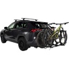 image:imageYakima HoldUp 2Bike Platform Hitch Mount Rack Fits 2 Receivers Rear Vehicle Carrier with Tilt and Compact Storage for Cars SUVs and Trucks