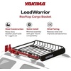 image:imageYakima LoadWarrior Medium Sized Heavy Duty Steel Cargo Basket Roof Rack with Universal Mounting Hardware for All Yakima StreamLine Crossbars Black