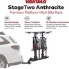 image:imageYakima Platform Hitch Bike Rack Rear Vehicle Bicycle Carrier with Tilting Tray for 2 Bikes StageTwo 125 Anthracite