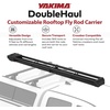 image:imageYakima Rooftop Fly Rod Carrier Adjustable Length Holder for up to 4 Fly Fishing Poles up to 10 Ft Long  Felt Padding Reel Box amp Tubes for Secure Gear Storage DoubleHaul