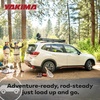 image:imageYakima Rooftop Fly Rod Carrier Adjustable Length Holder for up to 4 Fly Fishing Poles up to 10 Ft Long  Felt Padding Reel Box amp Tubes for Secure Gear Storage DoubleHaul