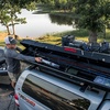 image:imageYakima Rooftop Rod Box Portable Hard Case for up to 8 Fishing Poles up to 8 Ft Long  Foam Pads amp Removable Rod Holders for Gear Storage TopWater