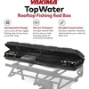 image:imageYakima Rooftop Rod Box Portable Hard Case for up to 8 Fishing Poles up to 8 Ft Long  Foam Pads amp Removable Rod Holders for Gear Storage TopWater