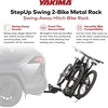 image:imageYakima StepUp Swing 2Bike Metal SwingAway Rack Fits 2 Receivers Rear Vehicle Carrier for Cars SUVs amp Trucks with Stadium Seating amp Offset Trays