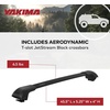 image:imageYakima TimberLine FX SM Single Integrated Crossbar for Raised Rails with Aerodynamic T Slot JetStream Black Crossbars Matte Black
