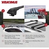 image:imageYakima TimberLine FX SM Single Integrated Crossbar for Raised Rails with Aerodynamic T Slot JetStream Black Crossbars Matte Black