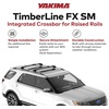 image:imageYakima TimberLine FX SM Single Integrated Crossbar for Raised Rails with Aerodynamic T Slot JetStream Black Crossbars Matte Black