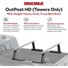 image:imageYakima Truck Bed Rack Fixed Mid Height Heavy Duty Towers Outpost HD Towers Only