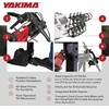 image:imageYakima Versatile HangTight 4 Vertical Hanging Hitch Steel Bike Rack for 2 Inch Hitch Receivers with Fully Padded Cradles and Tilting Design Black
