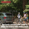 image:imageYakima Versatile HangTight 4 Vertical Hanging Hitch Steel Bike Rack for 2 Inch Hitch Receivers with Fully Padded Cradles and Tilting Design Black