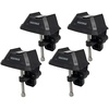 image:imageYAKIMA BedRock HD Low Profile Heavy Duty Truck Bed Rack Towers Set of 4 300 Pound OnRoad Capacity 180 OffRoad Capacity Black
