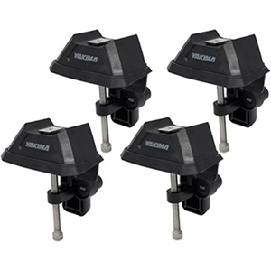image:imageYAKIMA BedRock HD Low Profile Heavy Duty Truck Bed Rack Towers Set of 4 300 Pound OnRoad Capacity 180 OffRoad Capacity Black