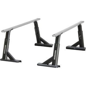 image:imageYakima Adjustable Truck Bed Rack with Tie Down Points amp TSlots Overhaul HD Black  HeavyDuty Hauling Accessories for Travel and Camping  Ideal for Kayaks Surfboards and Bikes