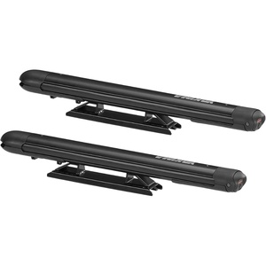 image:imageYakima EXO SnowBank 5 Ski or 4 Snowboard Universal Car Mount Travel Roof Rack with Double Joint Hinge SKS Lock and 1 Button Access Black