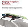 image:imageYakima EasyTop Temporary Roof Rack with Heavy Duty Straps Double Latching Buckle and Tie Down Rope for Boats Skis and Snowboards Black
