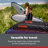 image:imageYakima EasyTop Temporary Roof Rack with Heavy Duty Straps Double Latching Buckle and Tie Down Rope for Boats Skis and Snowboards Black