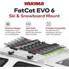 image:imageYakima FatCat EVO 6 Ski amp Snowboard Roof Rack Mount for 6 Pairs of Skis or 4 Snowboards Black  Aerodynamic Car Rooftop Carrier Universal Mounting Lockable with Lift Clearance